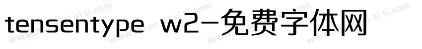 tensentype w2字体转换